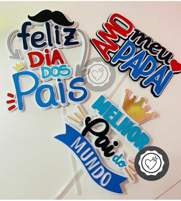 Arquivos de corte 3 topos dia dos pais