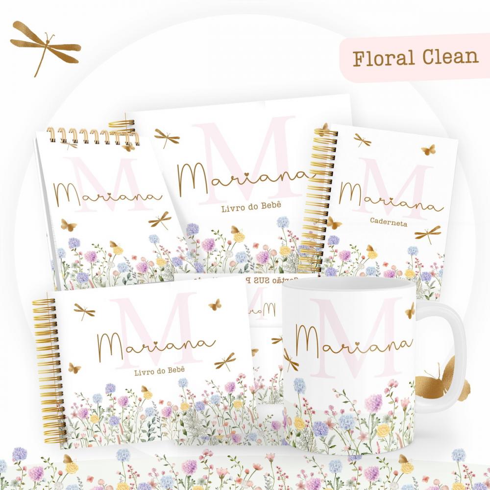 Arquivo de Digital caderneta da saude floral clean