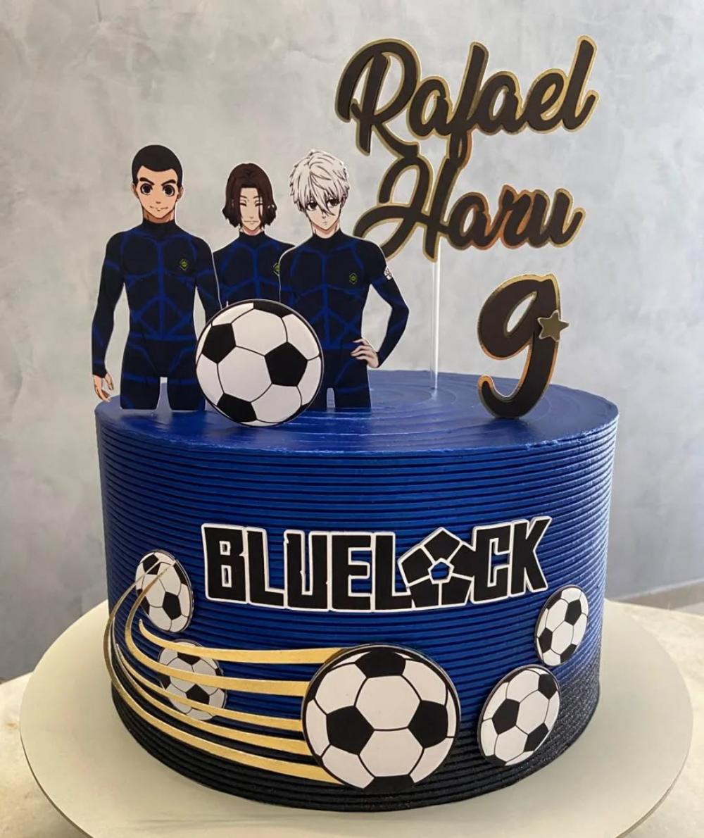 Arquivo de corte topo de bolo Blue Lock