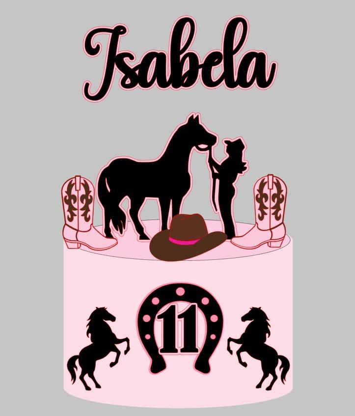 Arquivo de corte topo de bolo boiadeira