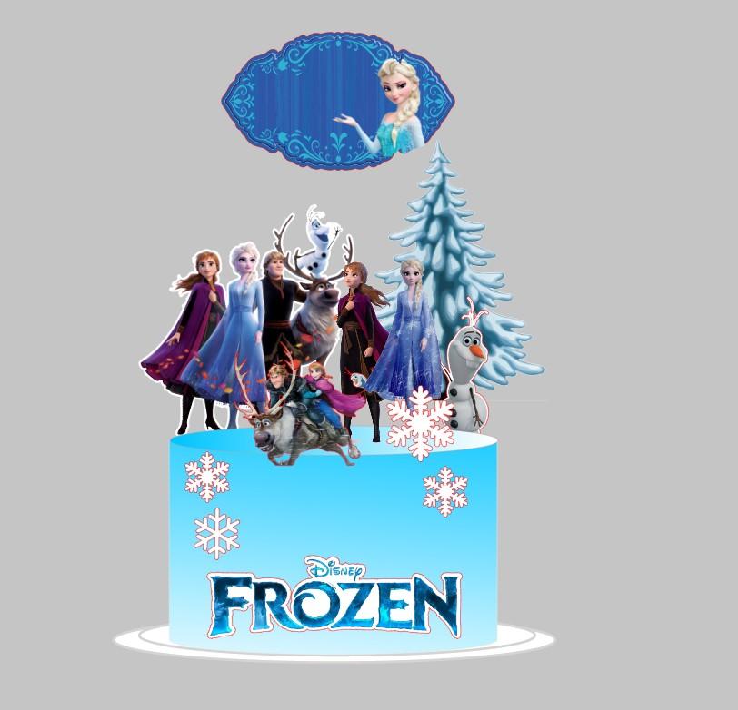 Arquivo de corte topo de bolo frozen