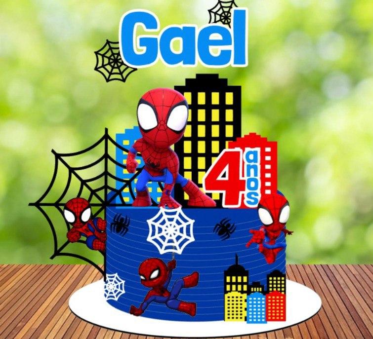 Aquivos de Corte topo de bolo homem aranha cute