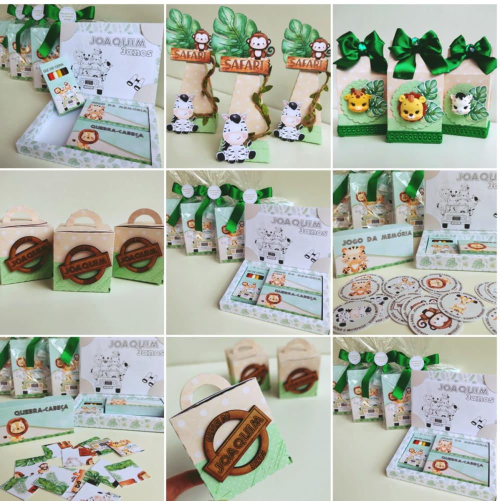 Arquivo de Corte Kit Safari Aquarela