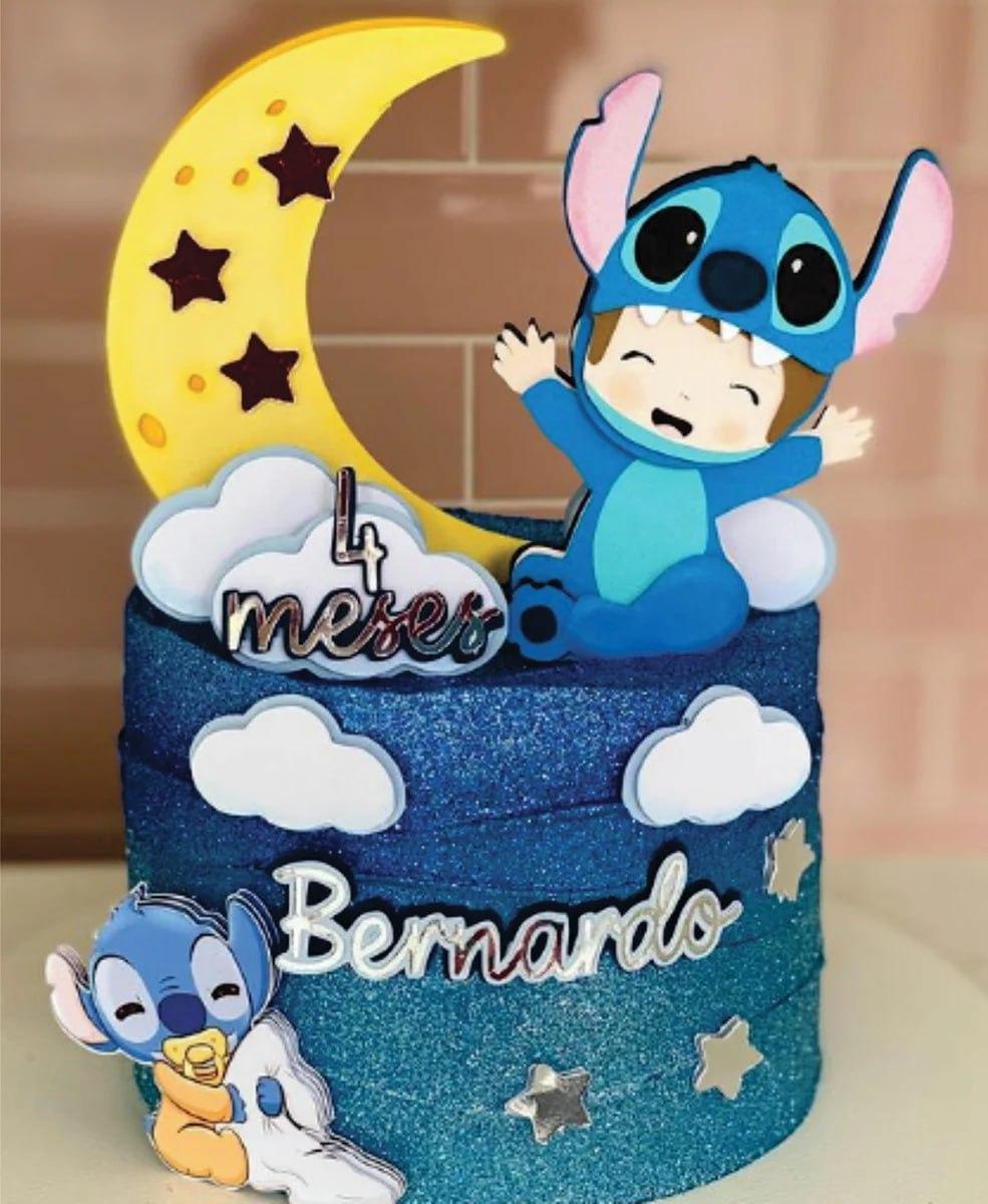 Arquivo de corte topo Stitch menino baby