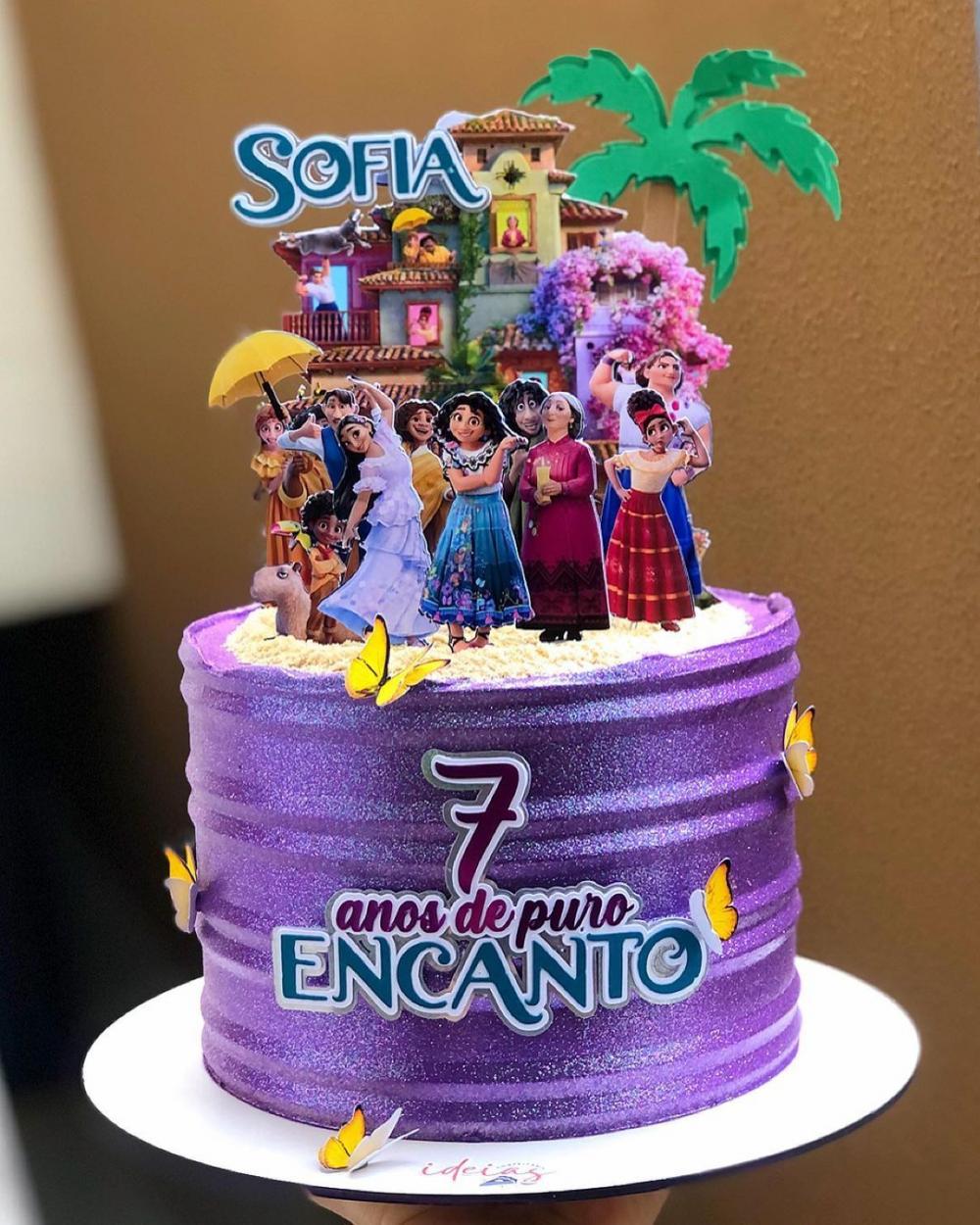 Arquivo de Corte Topo de bolo encanto