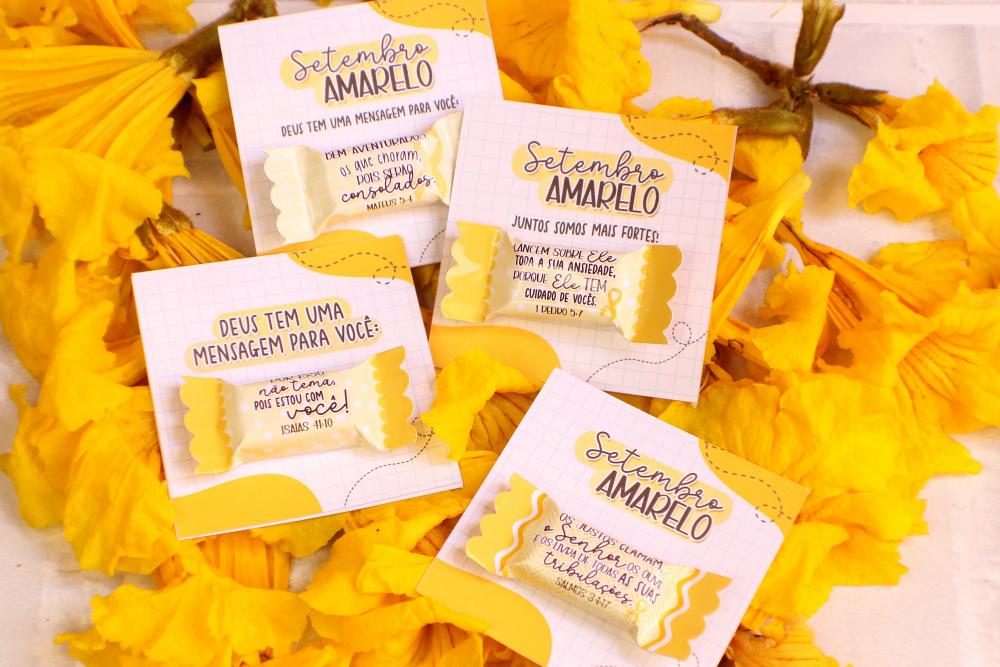 Arquivo de corte cartão balinha setembro amarelo