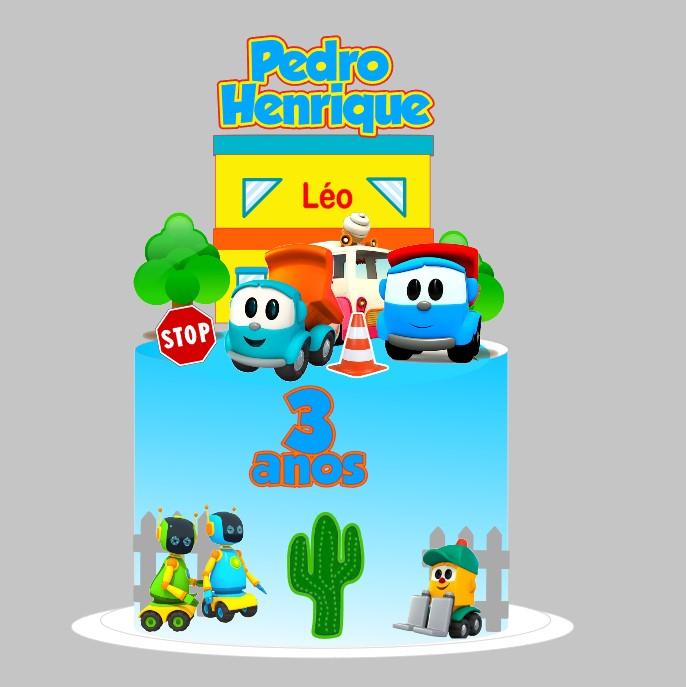 Arquivo de Corte Topo Leo e o caminhão