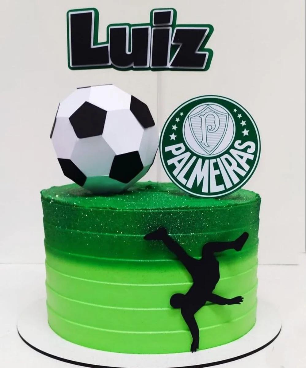 Arquivo de corte topo de bolo palmeiras bola 3D