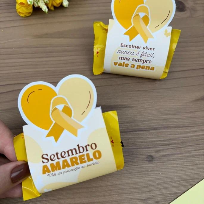 Arquivos de Corte Porta Bombom Setembro Amarelo