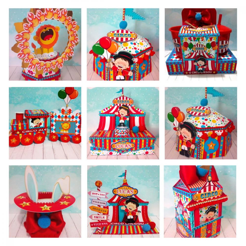 Arquivo de Corte Silhouette Circo Luxo