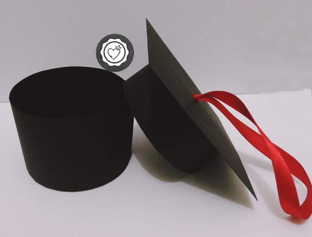 Arquivo de Corte Caixa Chapeu Formatura
