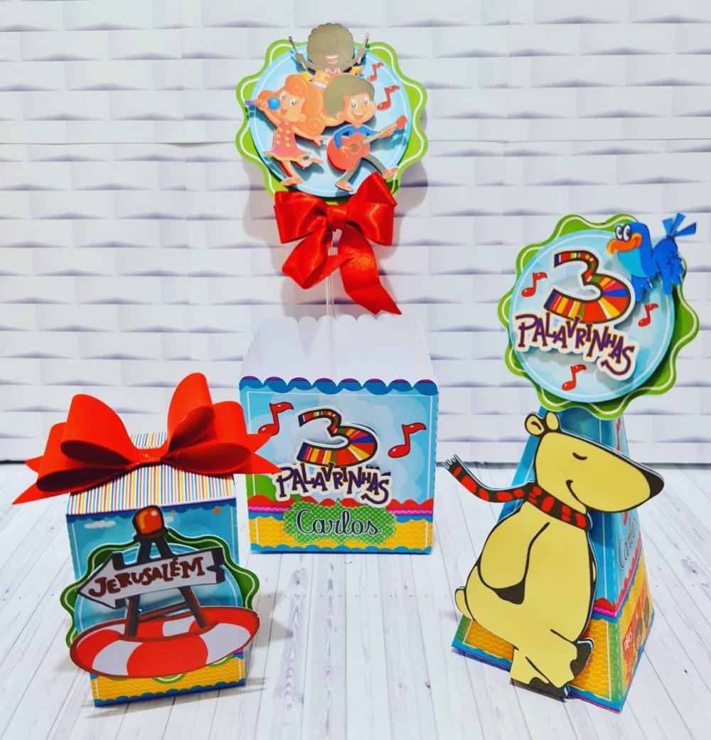 Arquivo de Corte kit Três Palavrinhas