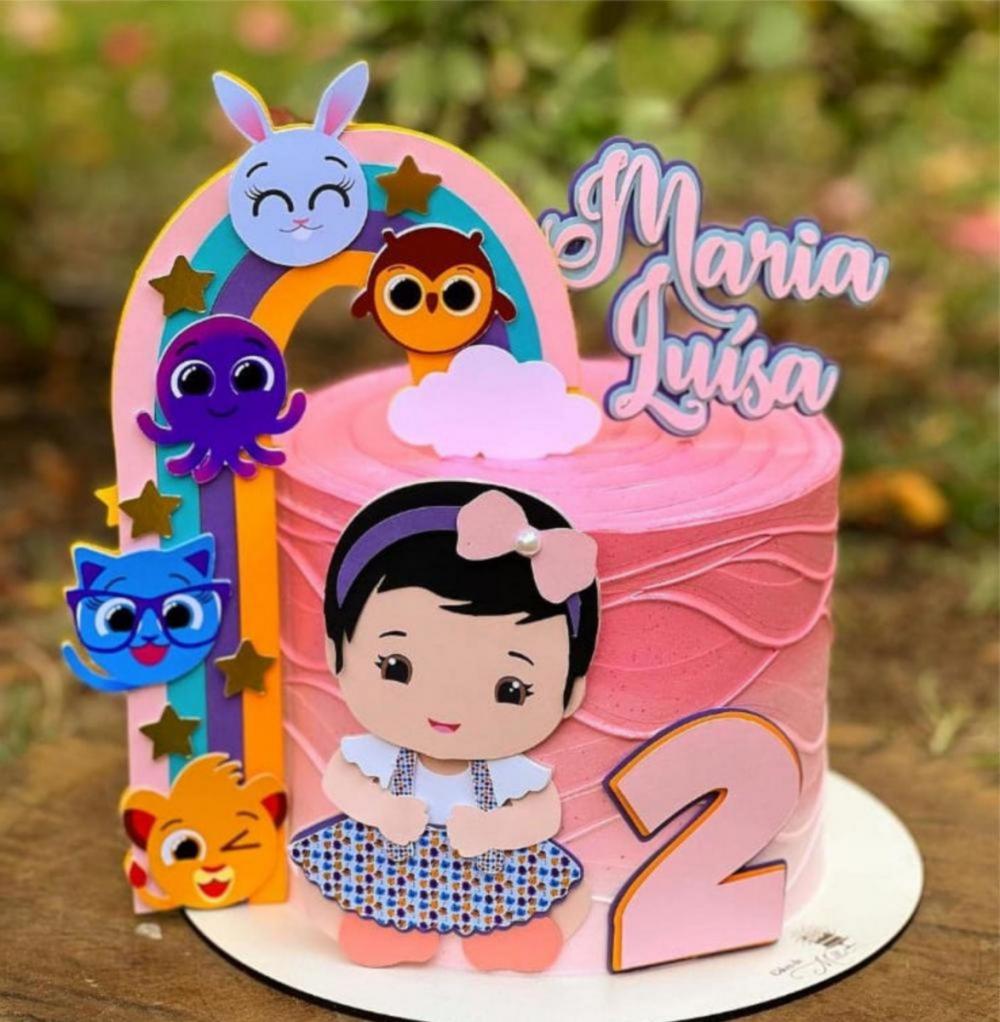 Arquivo de corte topo bolofofos menina