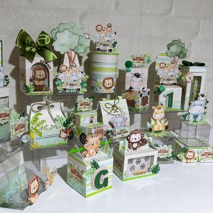 Arquivo de Corte Kit Safari Aquarela