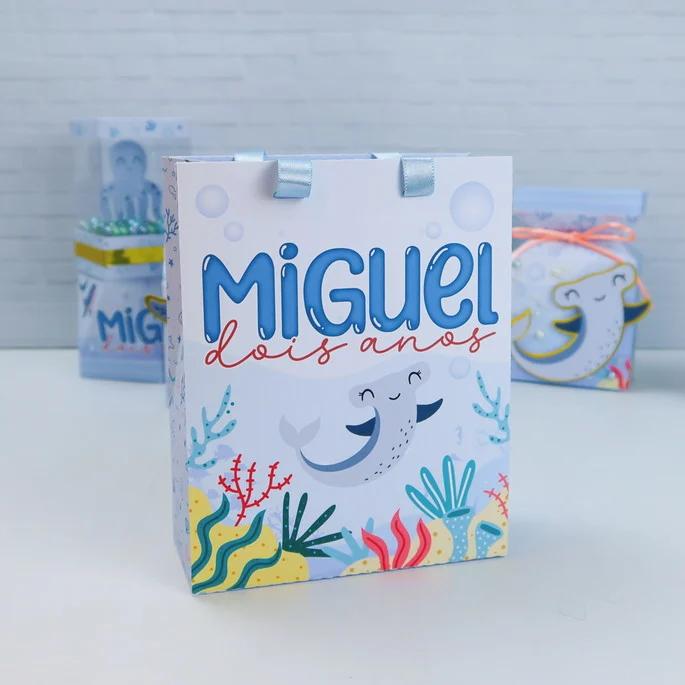 Arquivo de Corte Sacolinha Fundo do Mar