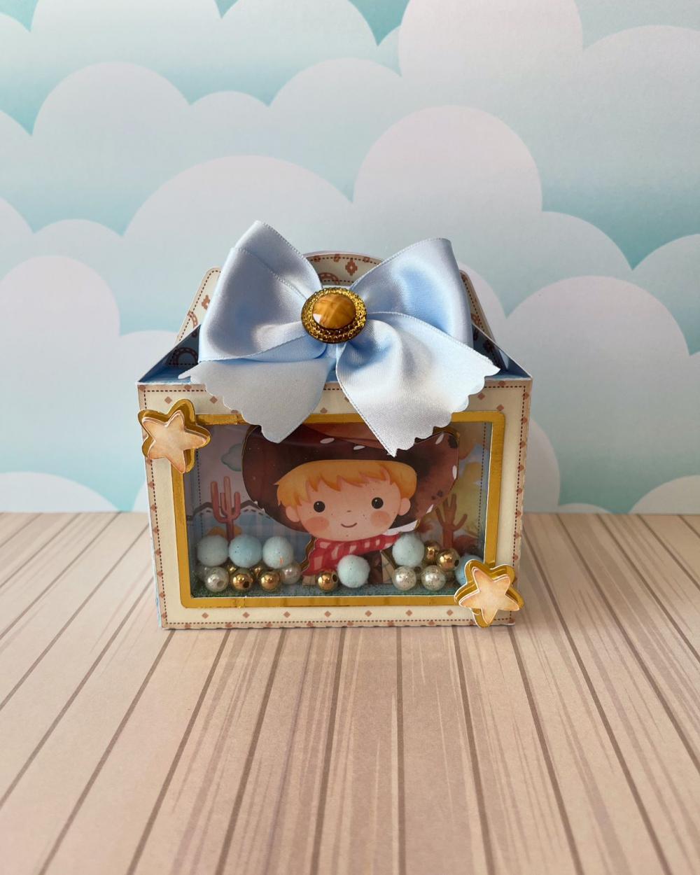 Arquivo de Corte caixa maleta cowboy studio e pdf