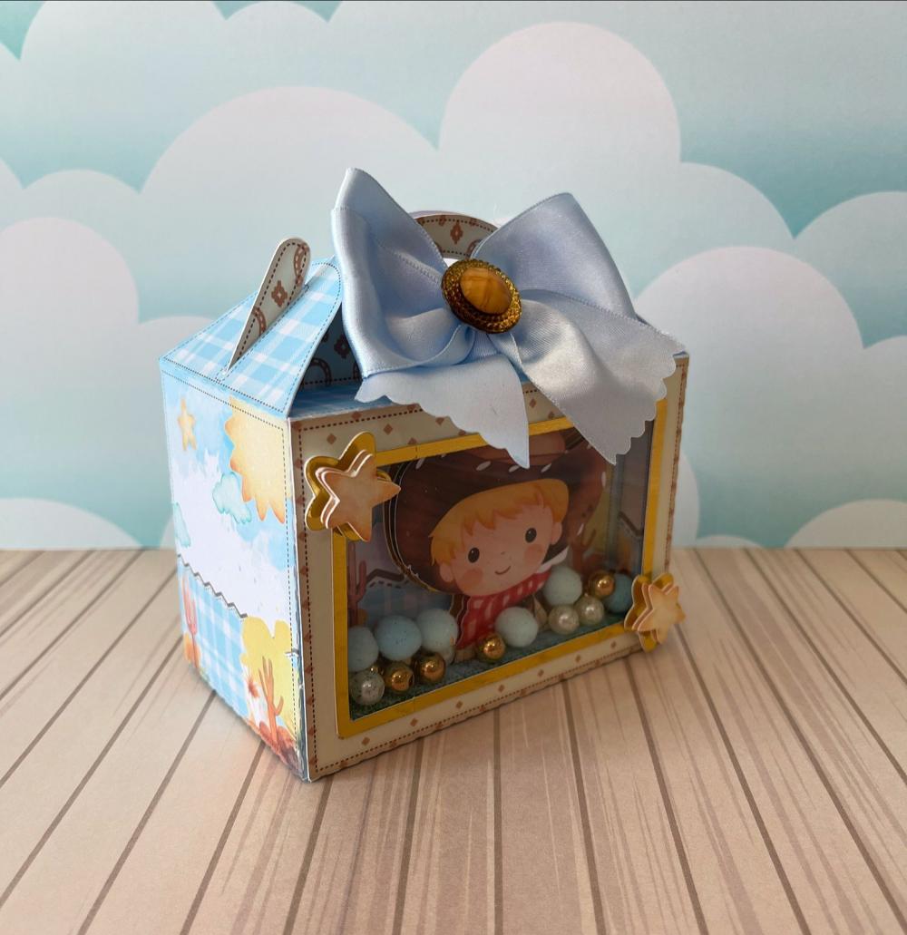 Arquivo de Corte caixa maleta cowboy studio e pdf