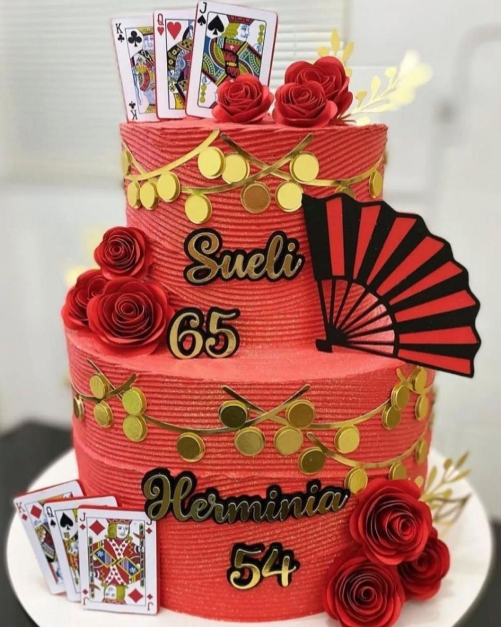 Arquivo Corte Topo de bolo cartas cigana