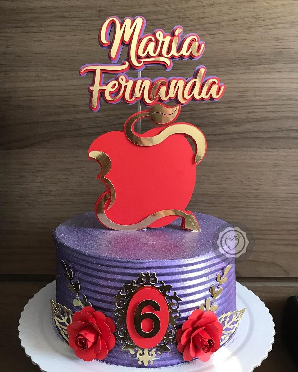 Arquivo de Corte Topo de Bolo Descendentes