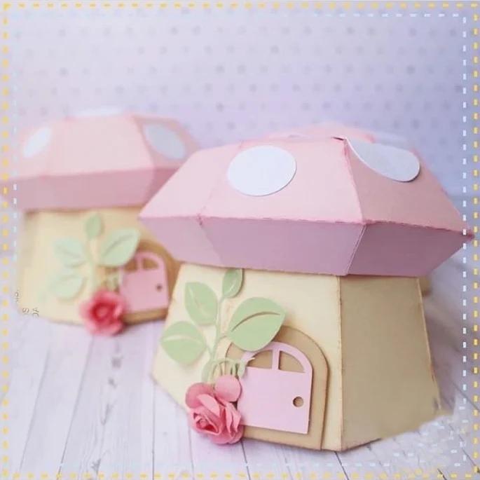 Arquivo de Corte Caixa Cogumelo