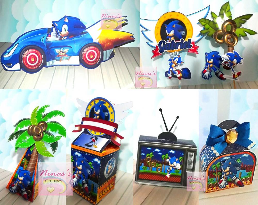 Arquivos de Corte kit Sonic