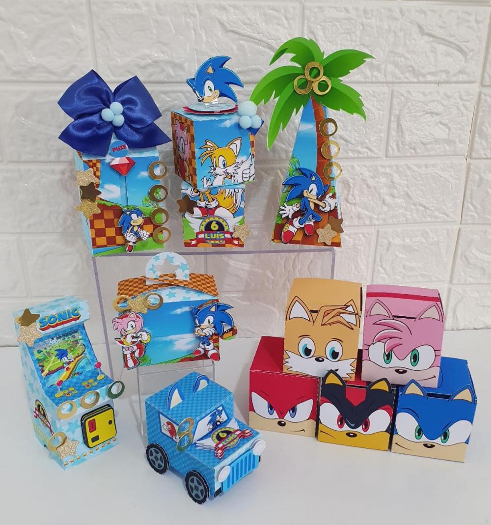 Arquivos de Corte kit Sonic  aquarela