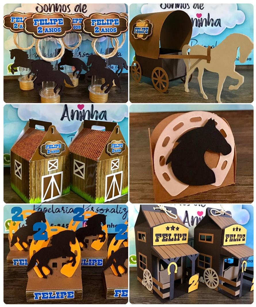 Arquivo de corte kit cavalos/haras