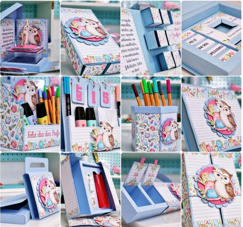 Arquivo De Corte Caixa Kit Dia Dos Professores