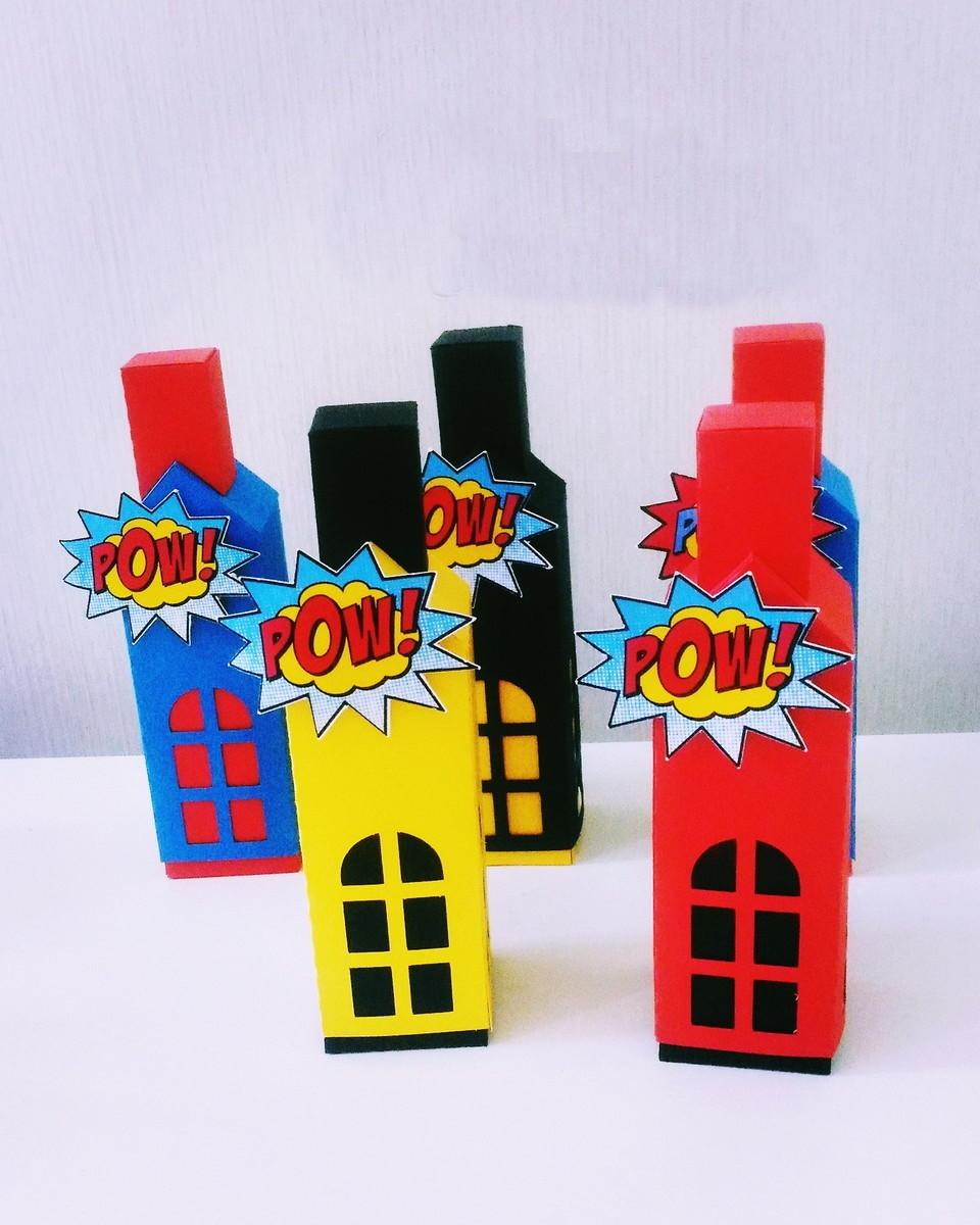 Arquivo de Corte Caixa Predio super herois