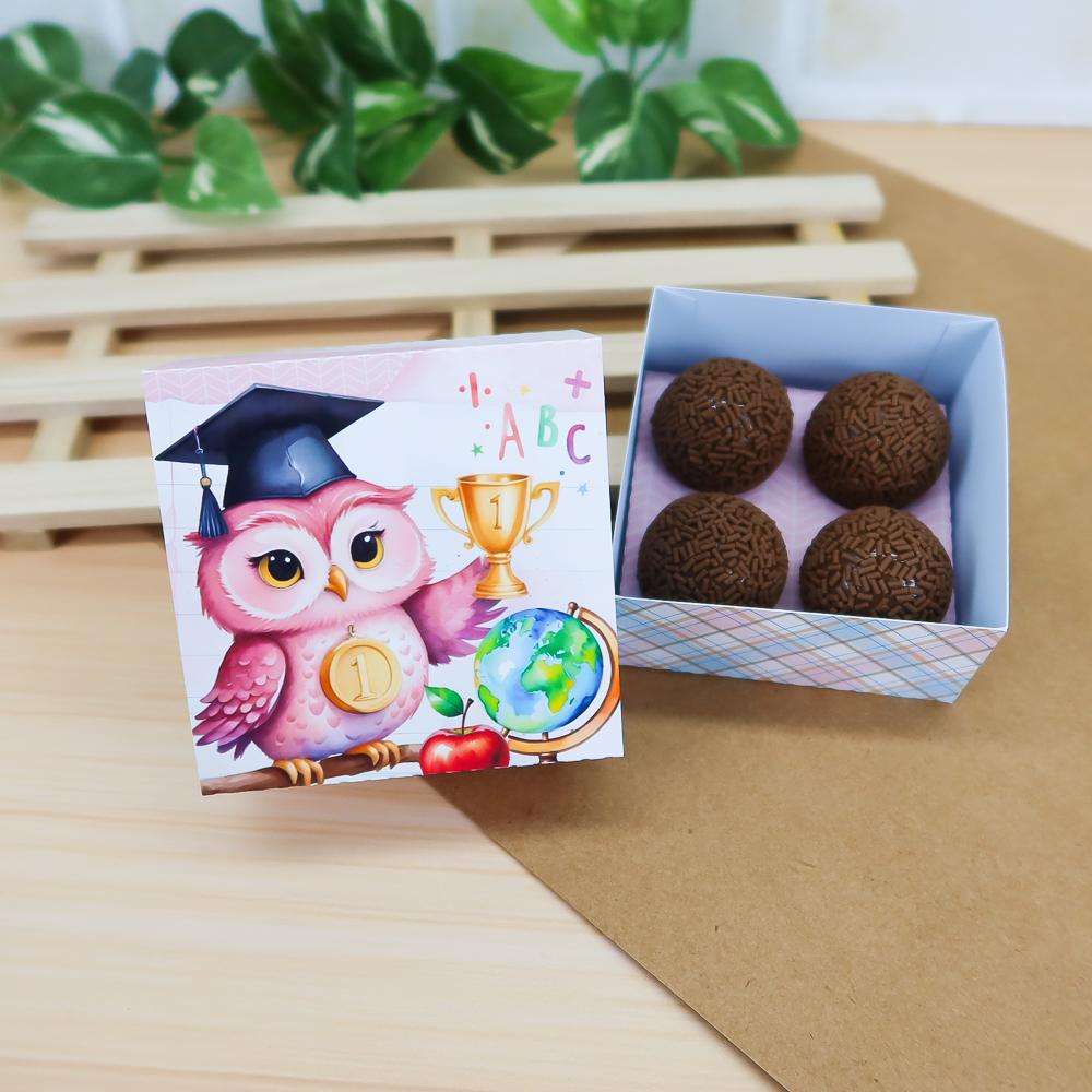 Arquivo de Corte caixa para 4 doces