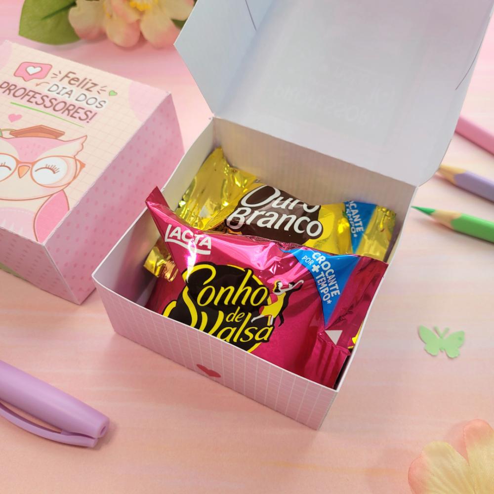 Arquivo de Corte  caixinha dia dos professores