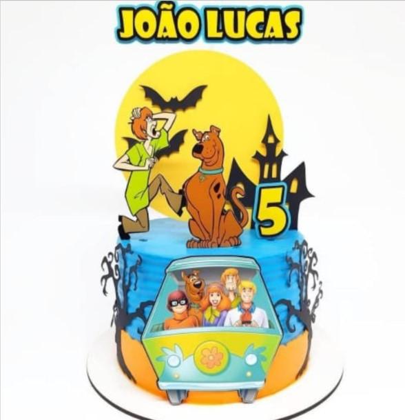 Arquivo de corte topo de Bolo Scooby-Doo