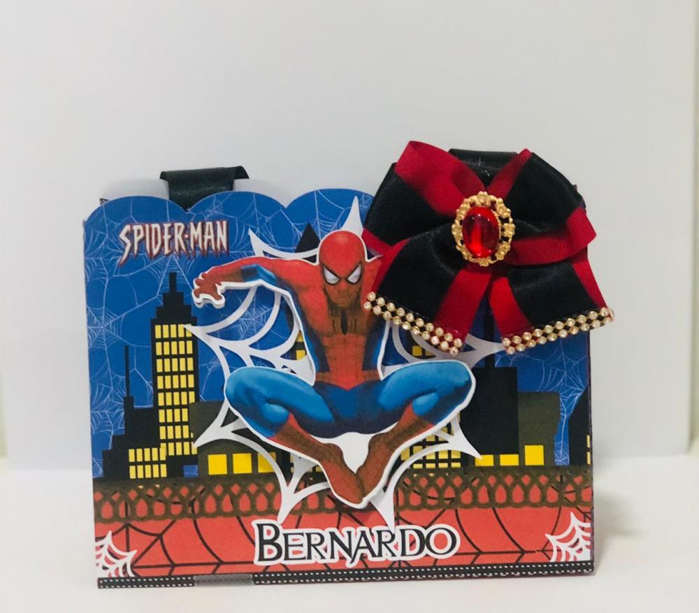 Arquivo de corte sacolinha homem aranha