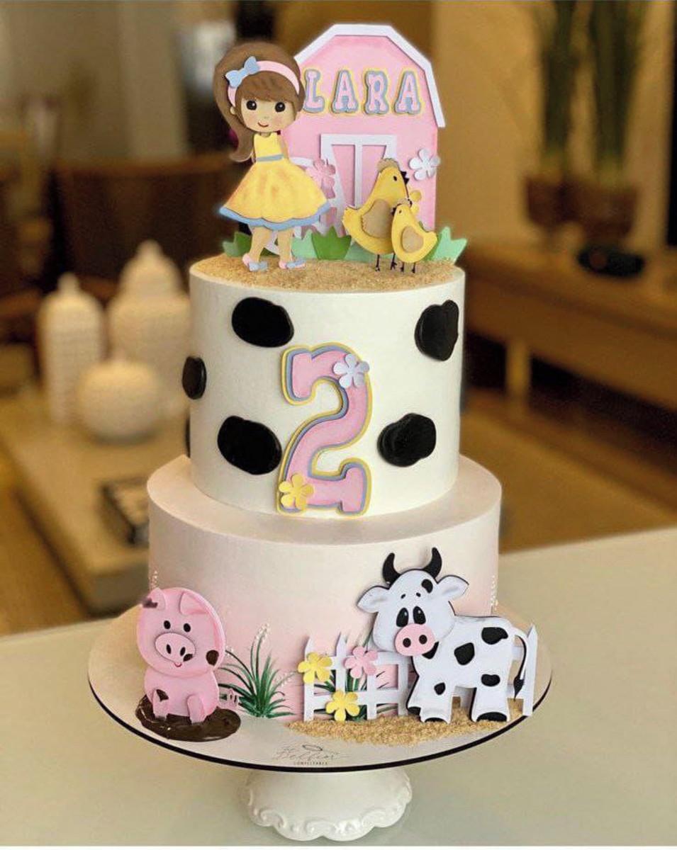 Arquivo de Corte topo fazendinha menina candy