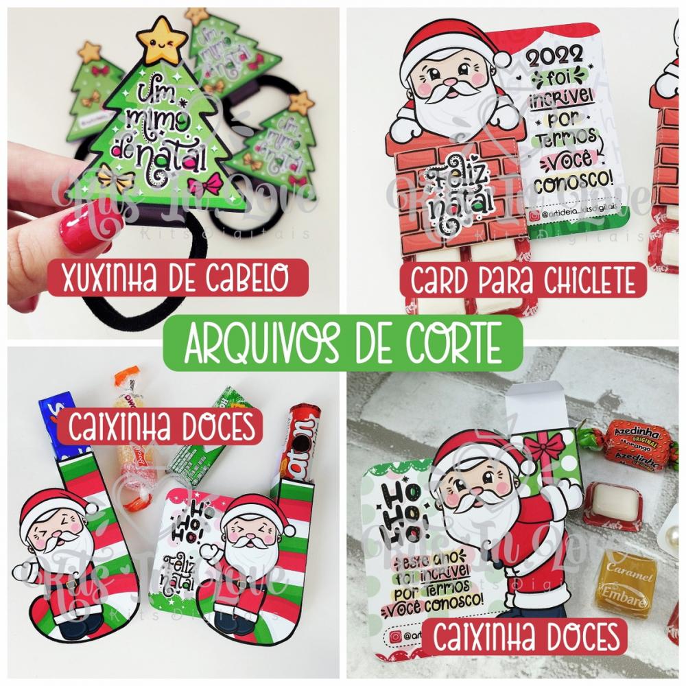 Arquivo de Corte kit lembrancinhas de natal