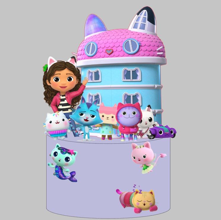 Topo de Bolo  casa mágica da Gabby