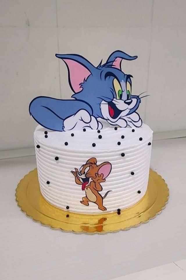 Arquivo de corte Topo de Bolo tom e jerry
