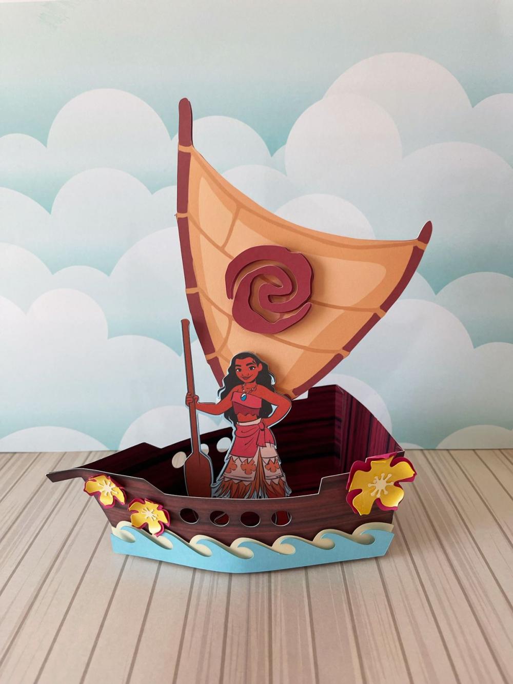 Arquivos de Corte Caixa Barco Moana