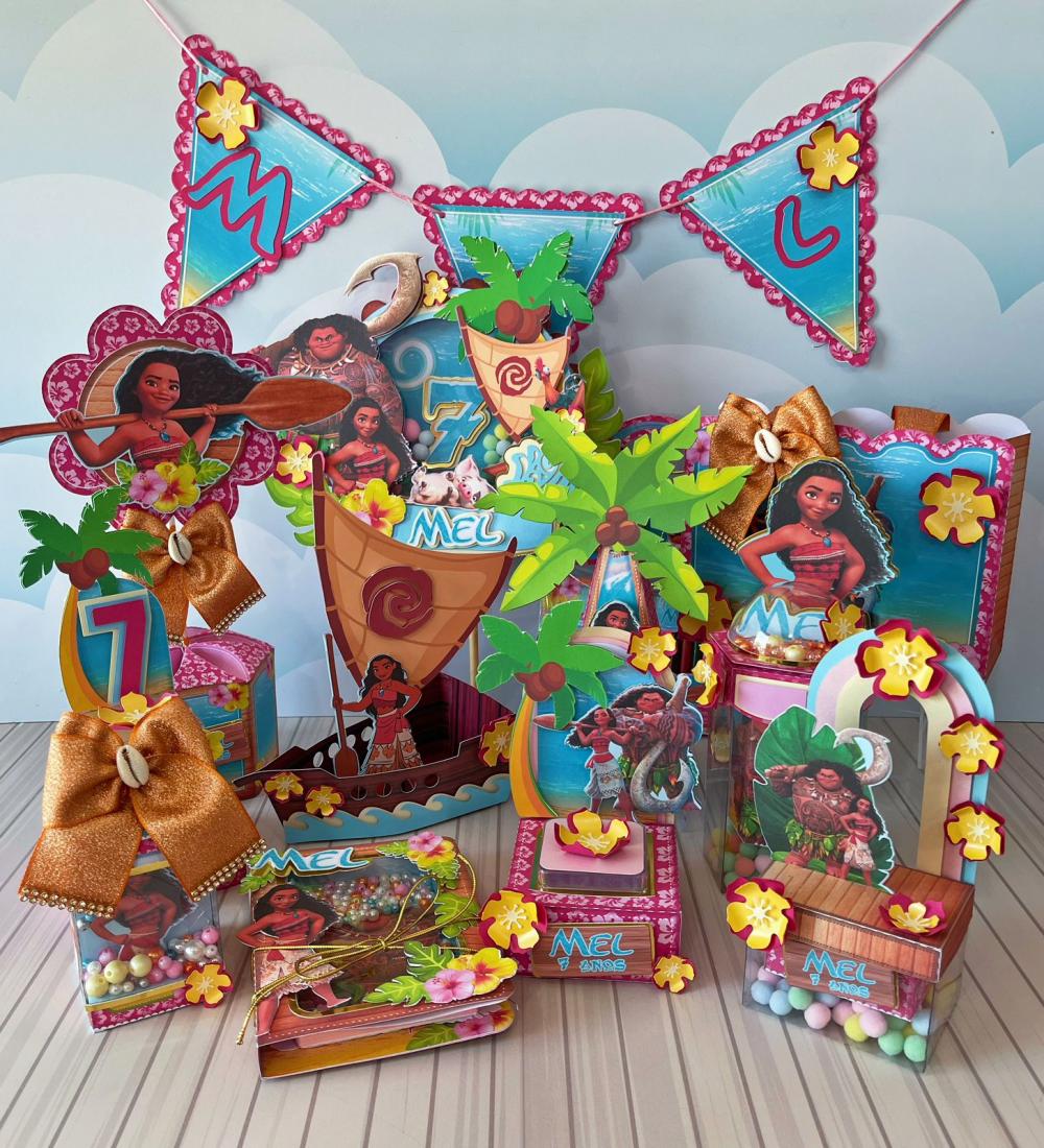 Arquivos de Corte kit Moana