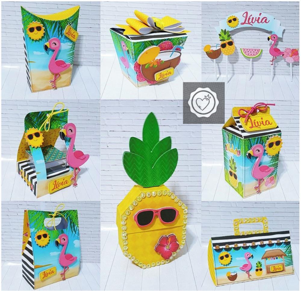 Arquivo de Corte Flamingo Tropical