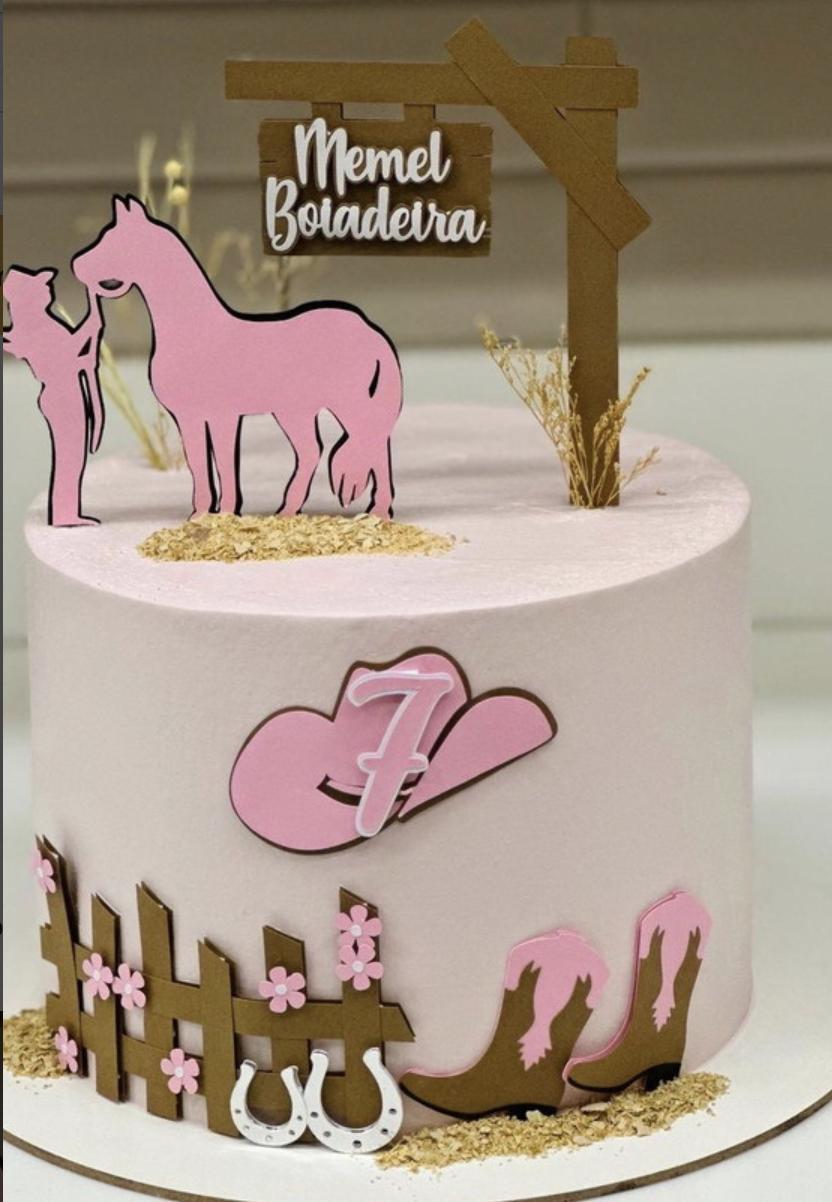 Arquivo de corte topo de bolo boiadeira