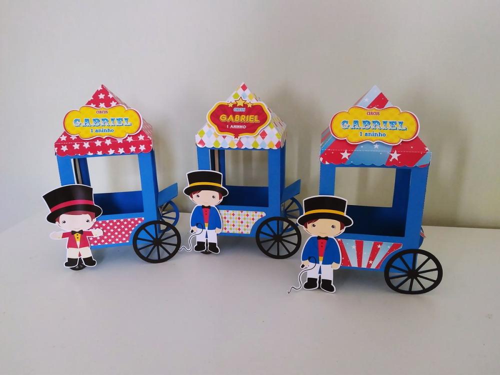 Arquivos de Corte Carrinho de Pipoca Circo
