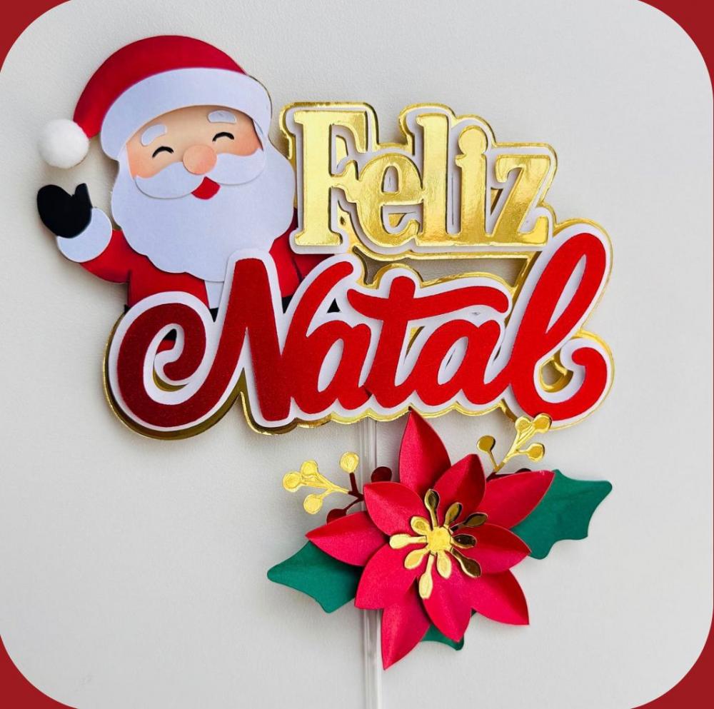 Arquivo de corte topo papai noel