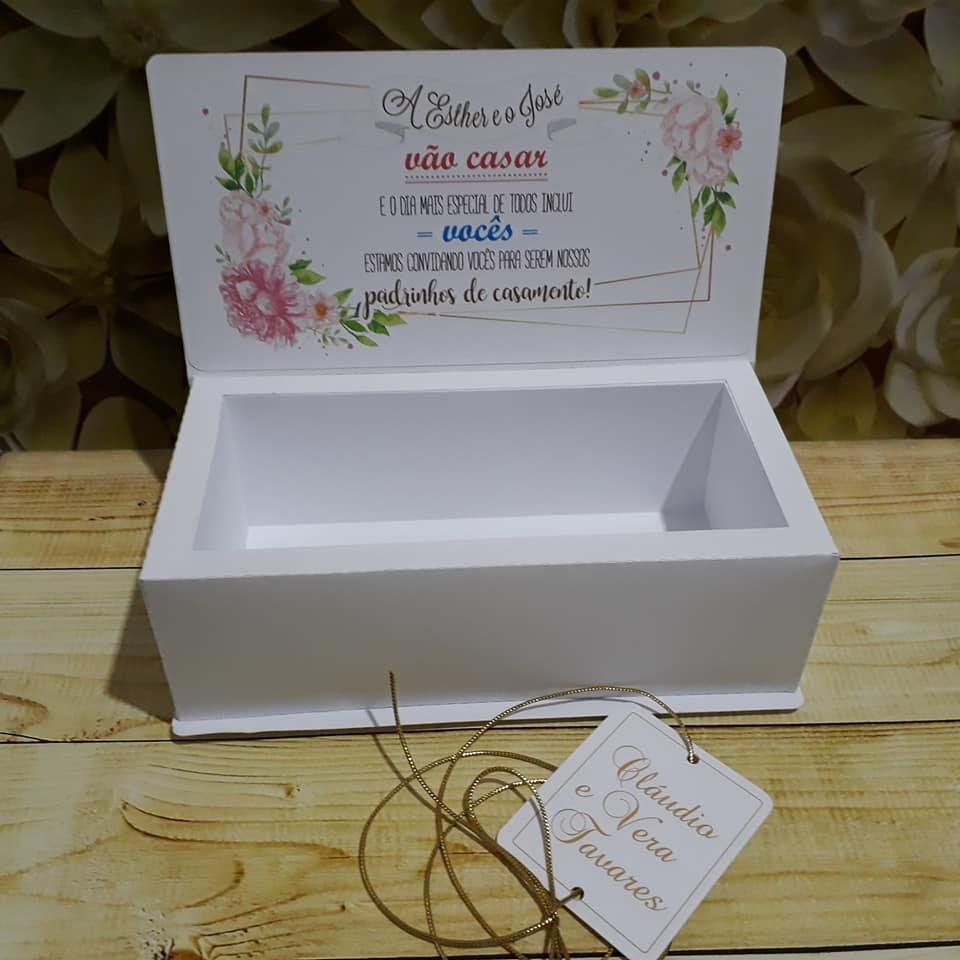 Arquivo de corte caixa convite padrinhos