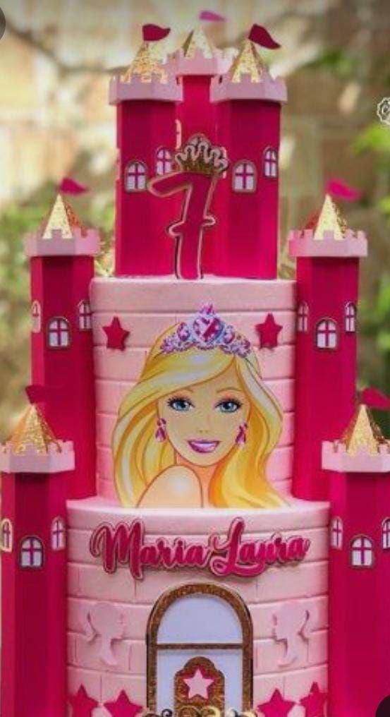 Aquivo de Corte topo castelo 3D BARBIE