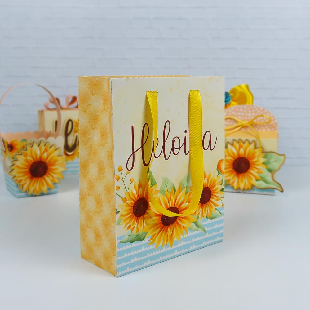 Arquivo de Corte sacolinha girassol