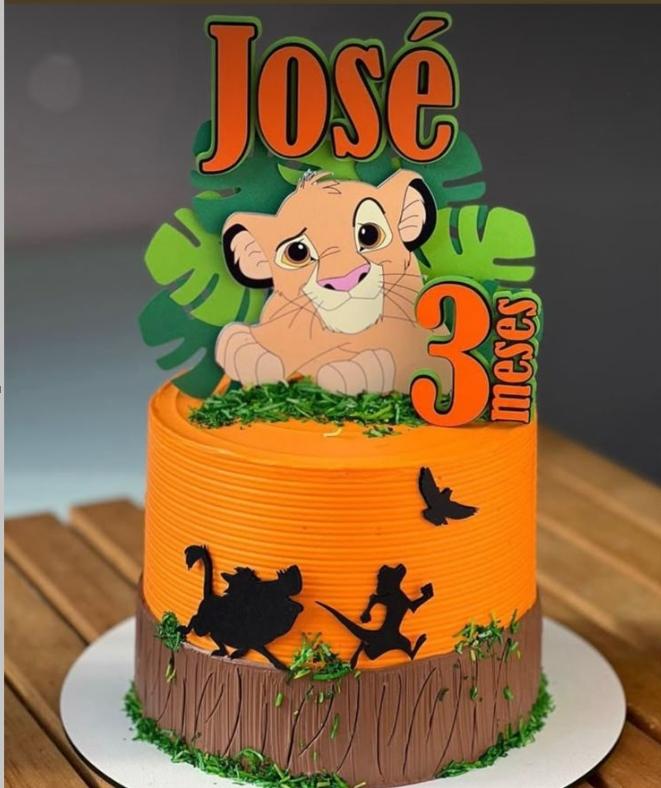 Arquivo de Corte topo de bolo rei leão