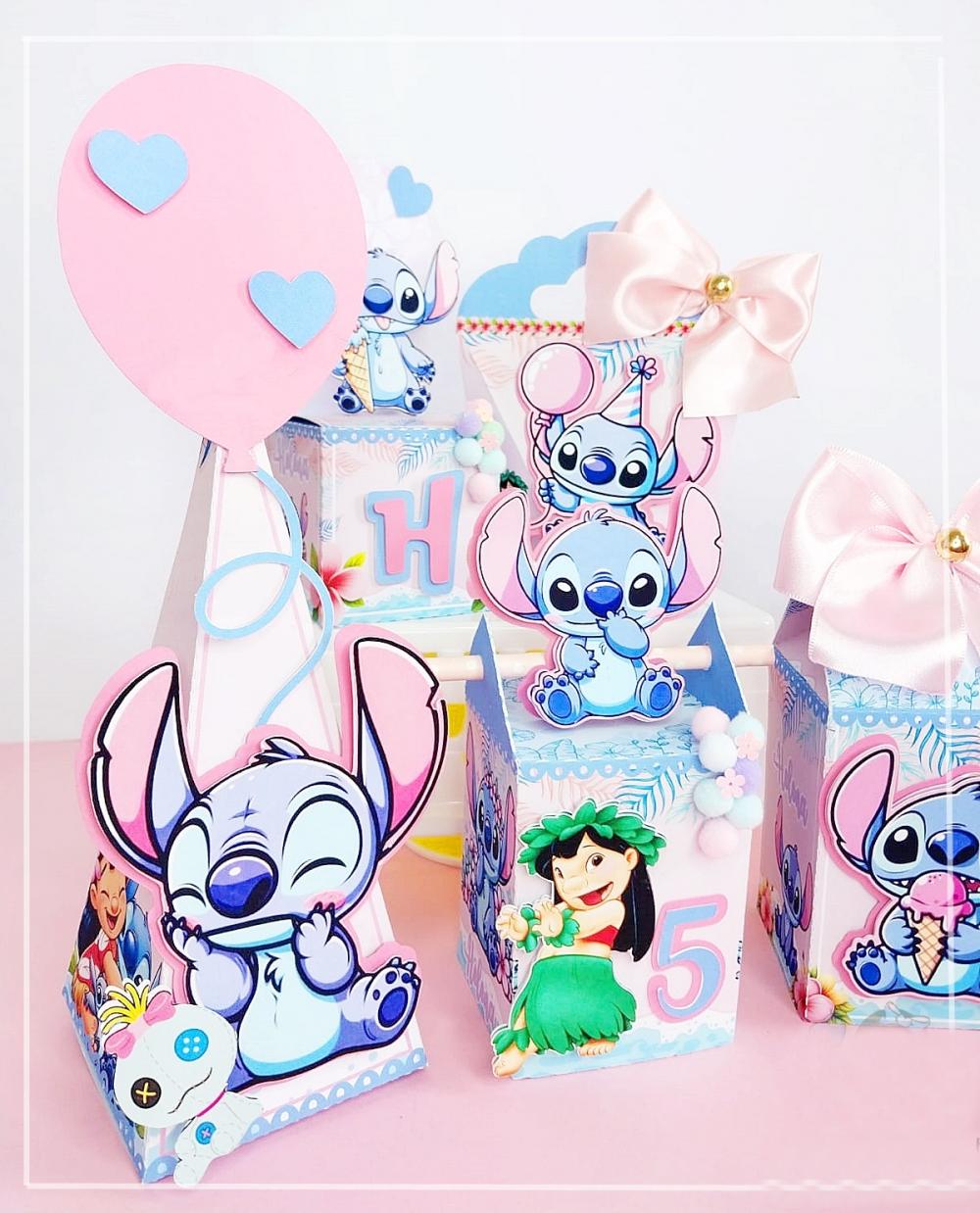 Arquivo de Corte kit lilo stitch aquarela