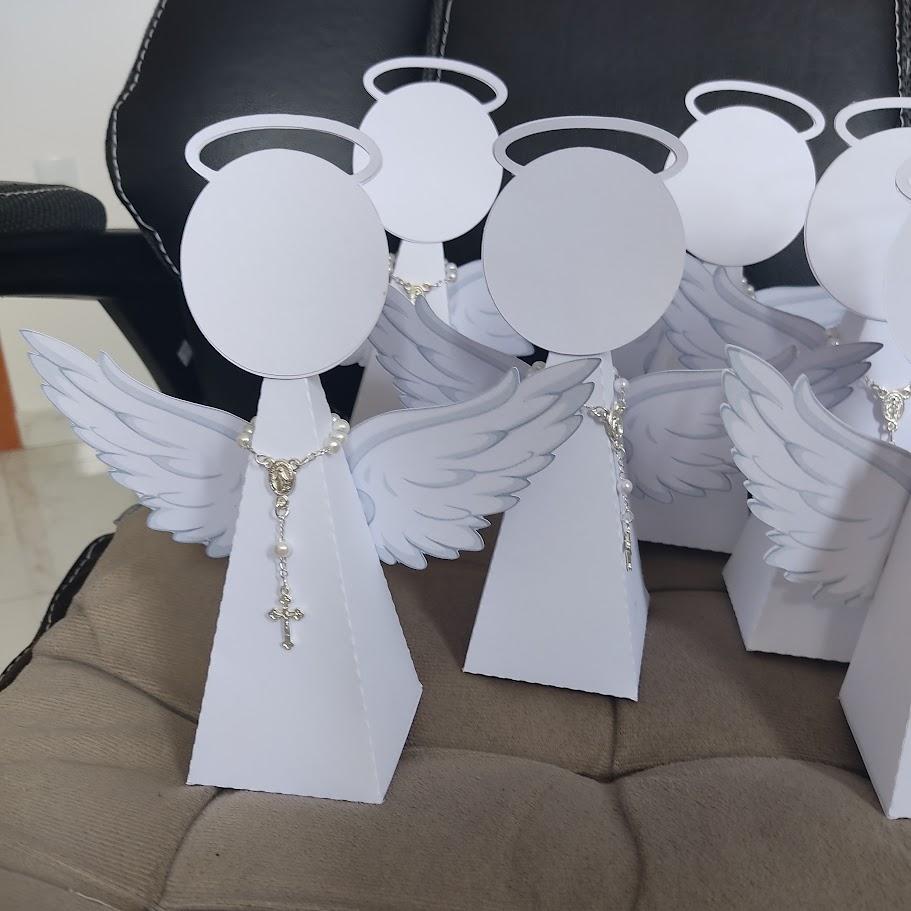 Arquivo de corte caixa anjo batizado