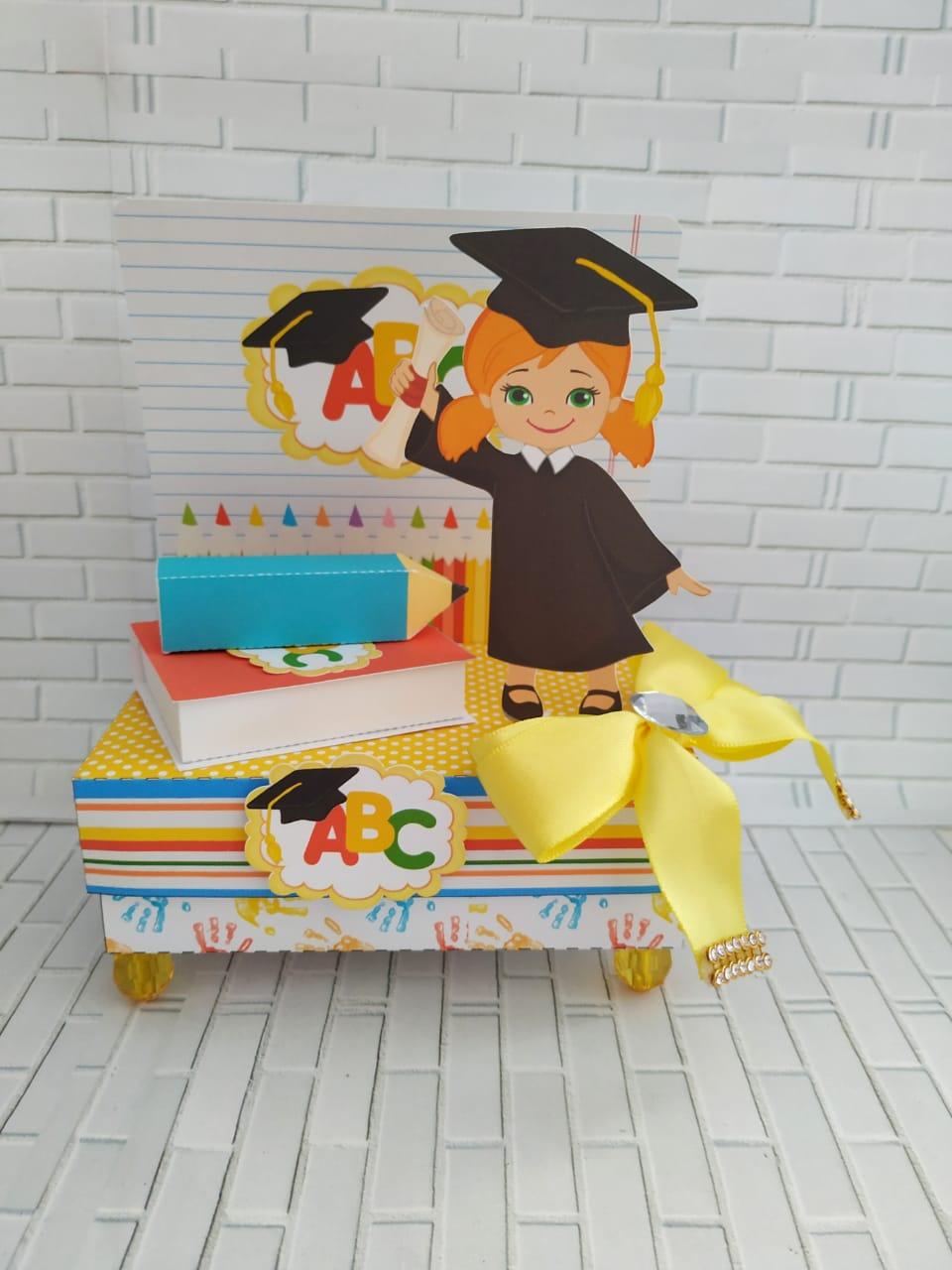 Arquivo de Corte caixa formatura abc